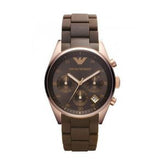 Emporio Armani Men’s Chronograph Quartz Brown Dial 38mm Watch AR5891